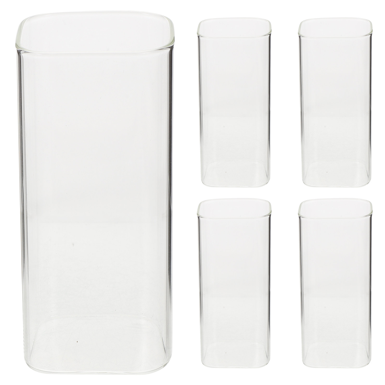 Home Bar Set - Juego de 5 Vasos de Vidrio