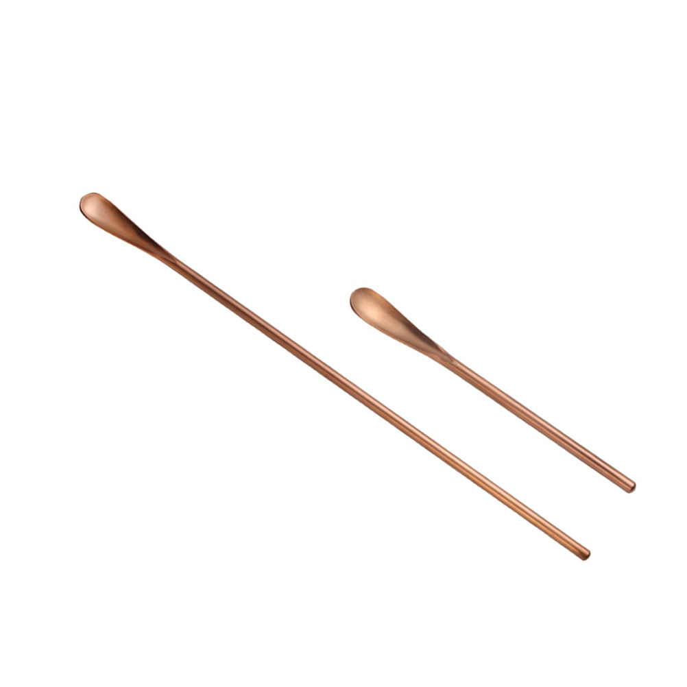 Bar Spoon Twisted - Cucharas de cóctel de acero inoxidable,