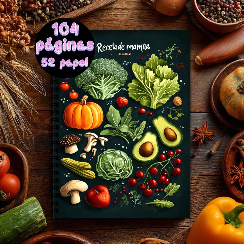 Cocktail Recipe Book - Libro de cocina en español A5,