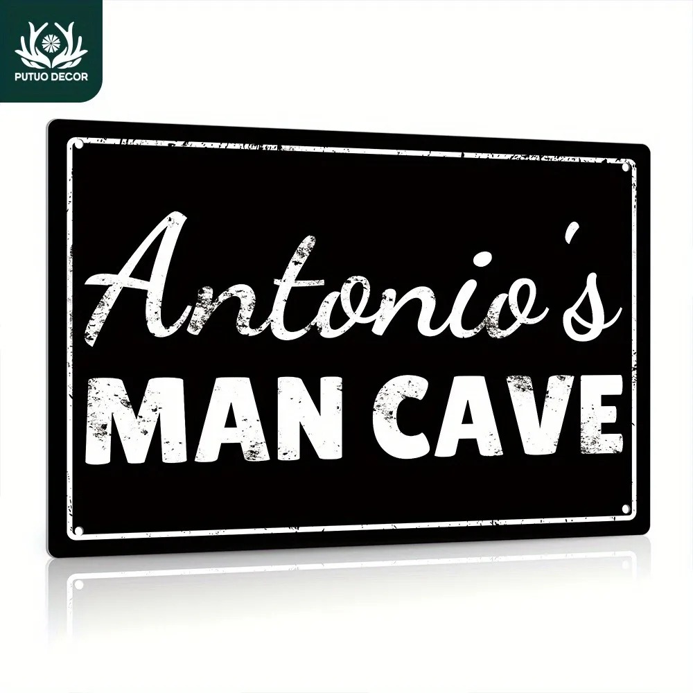 Home Bar Signs - Letrero Metálico Personalizado [2D Plano] para