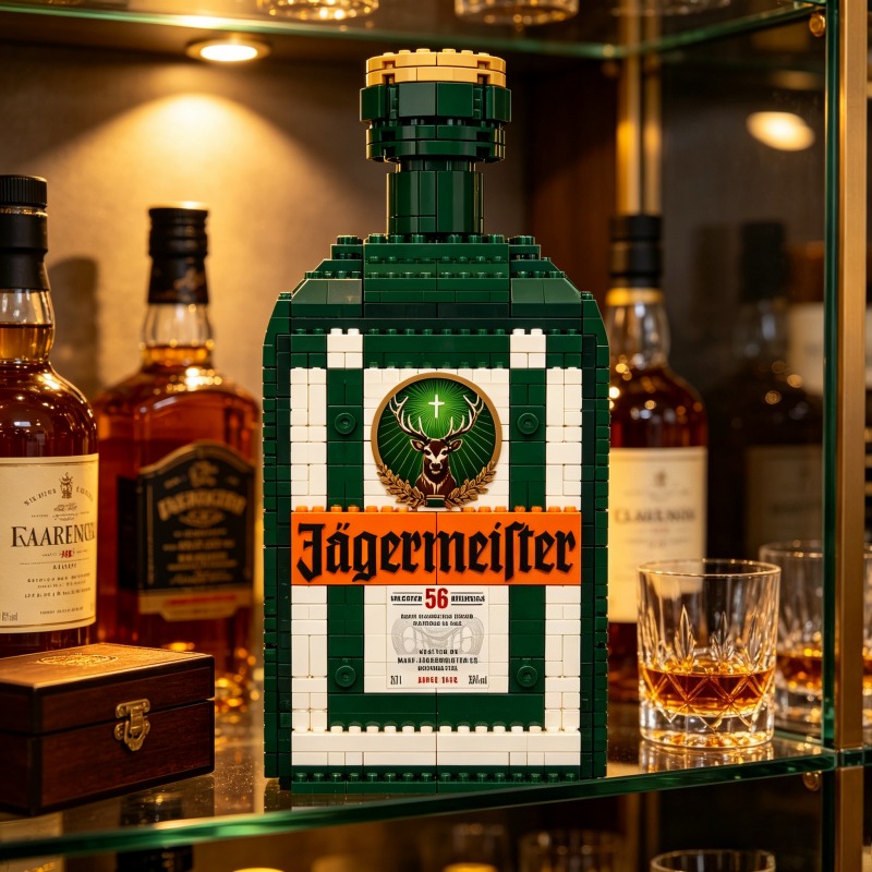 Home Bar Set - Bloques de Construcción de Botella de