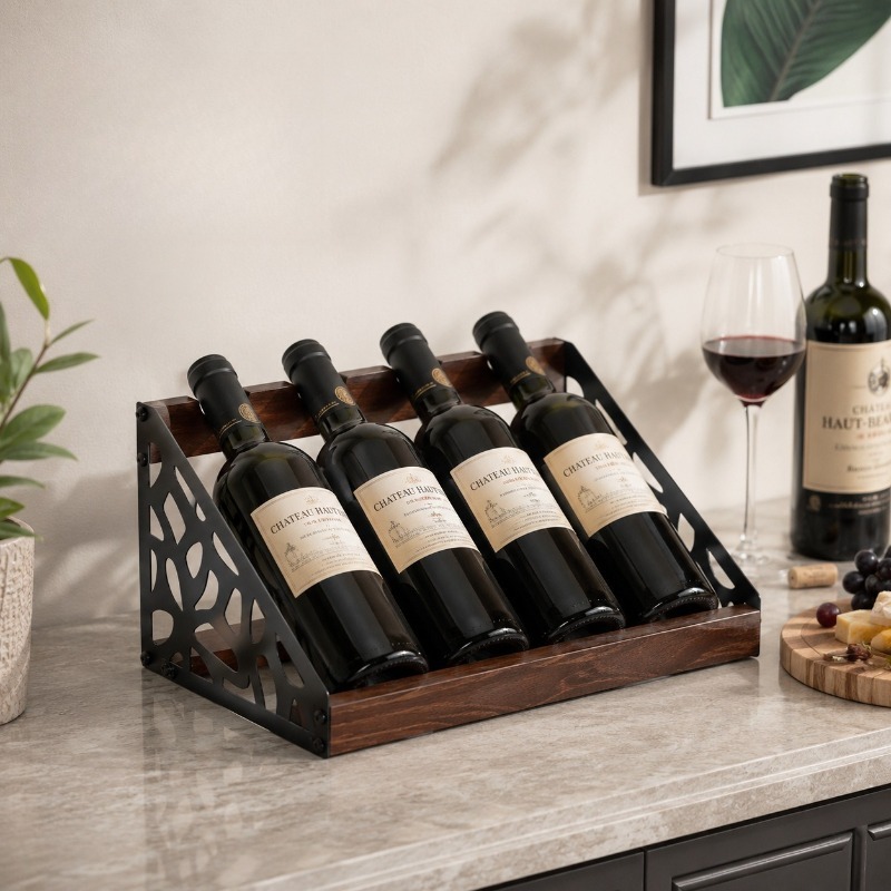 Estante de Madera para Botella - Home Bar Shelves reseña y precio