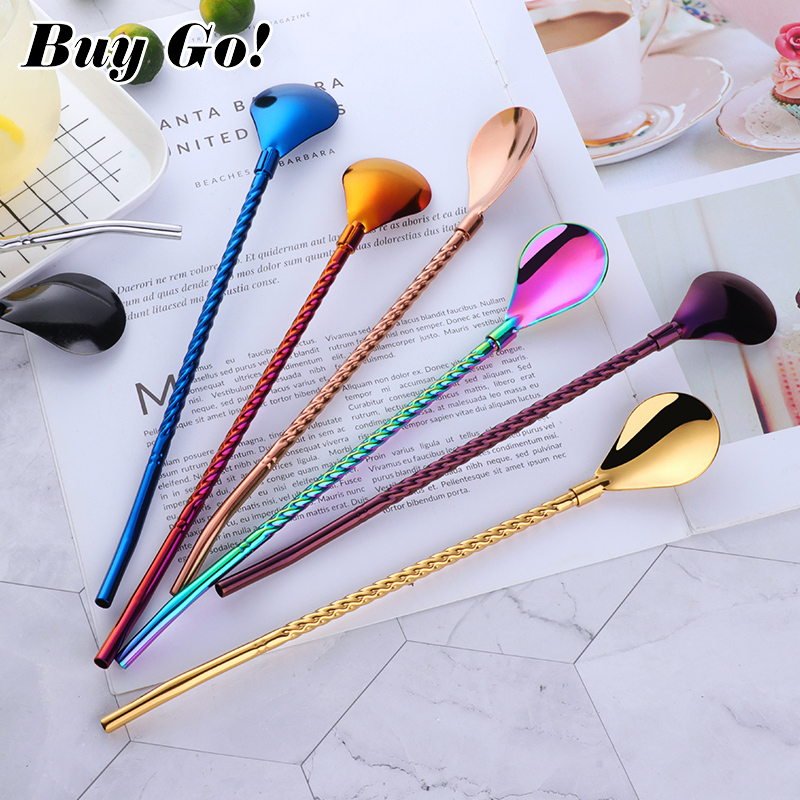 Cuchara de paja trenzada grand - Bar Spoon Twisted reseña y precio