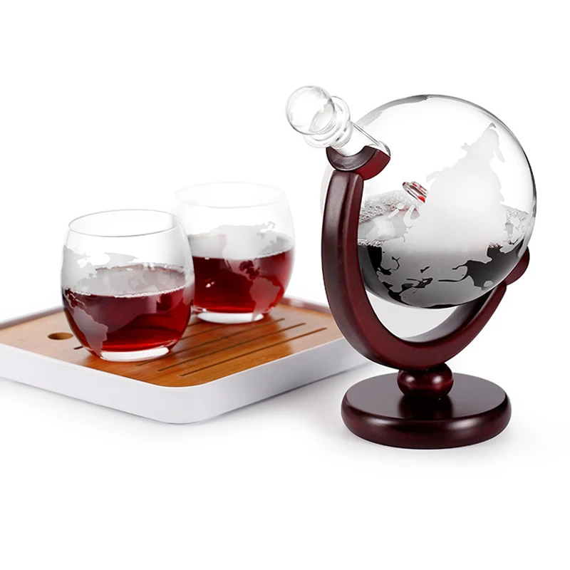 Decantador de whisky, globo, j - Decanter Globe Set reseña y precio