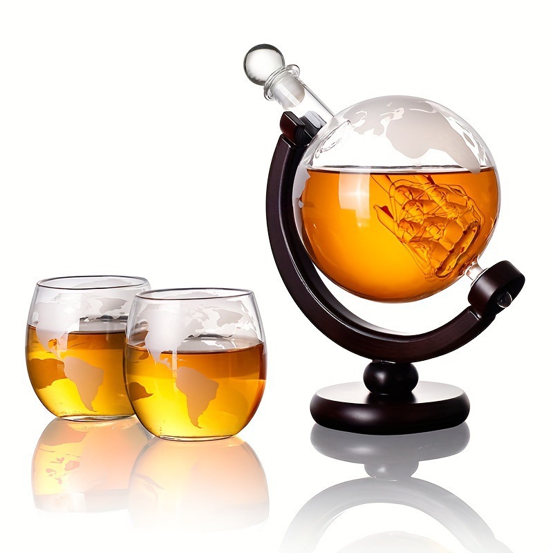 Decantador de whisky con forma - Decanter Globe Set reseña y precio