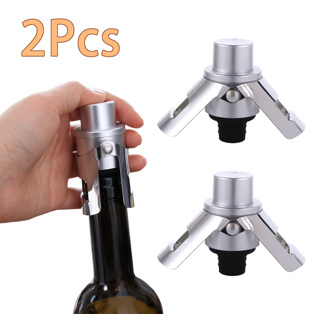 2 tapones de vacío para champá - Wine Preservation Pump reseña y precio