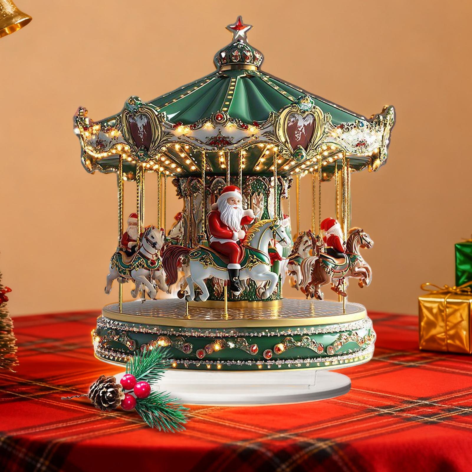 Carrusel de Navidad acrílico 2 - Home Bar Shelves reseña y precio