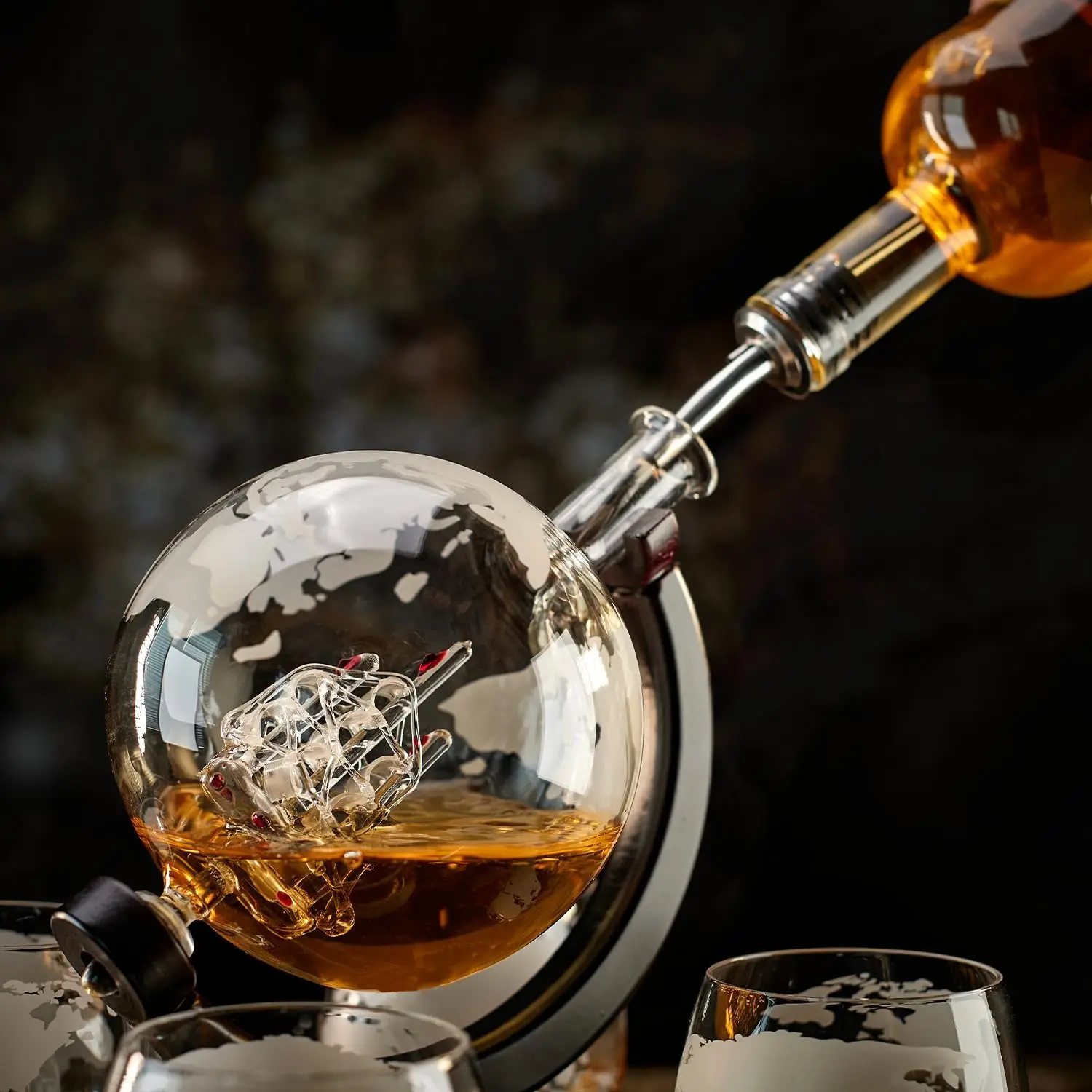 NANCIHUI decantador de vidrio  - Decanter Globe Set reseña y precio