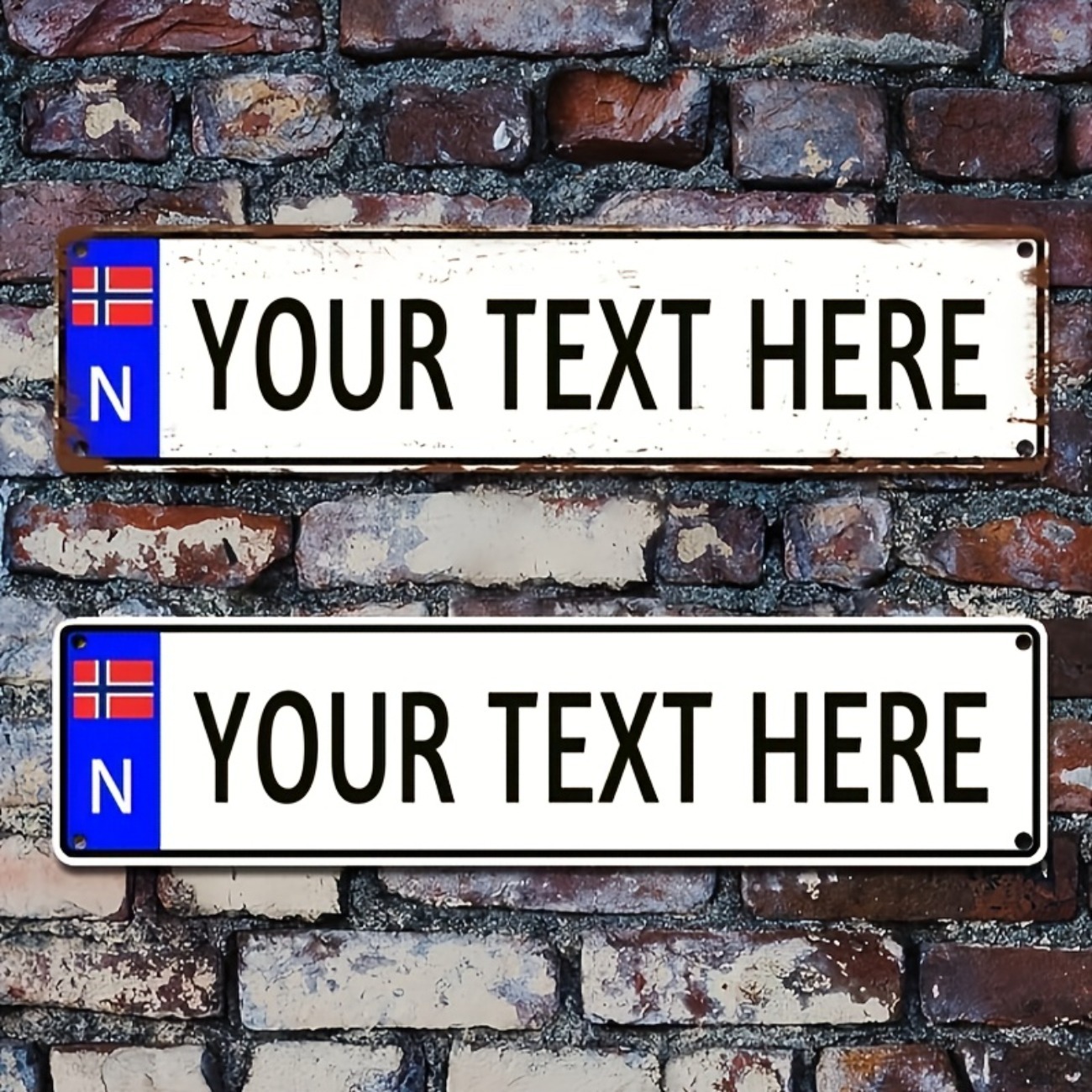 Letrero de metal vintage norue - Home Bar Signs reseña y precio