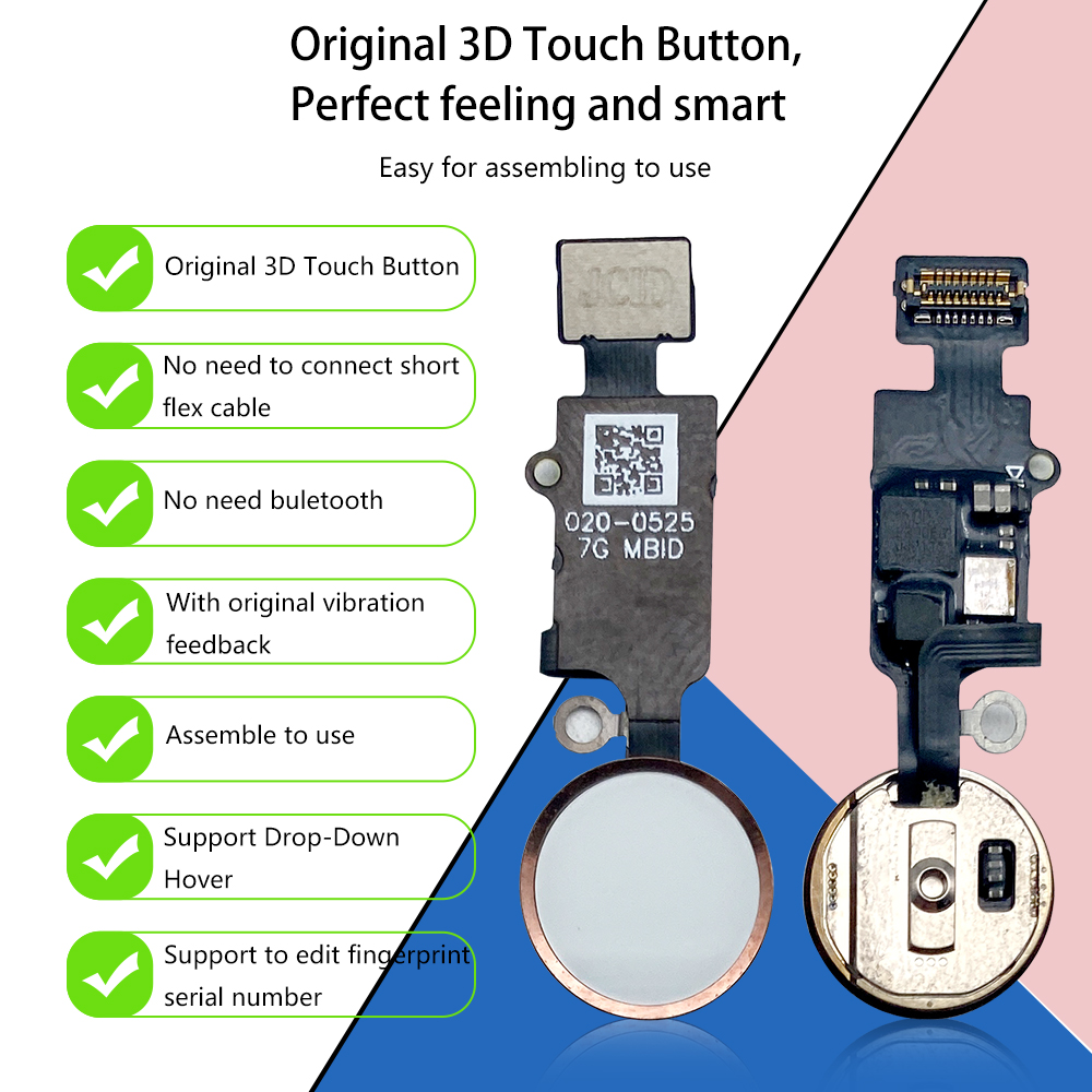 JC 6th 3D Home Button Flex par - Home Bar Iphone reseña y precio