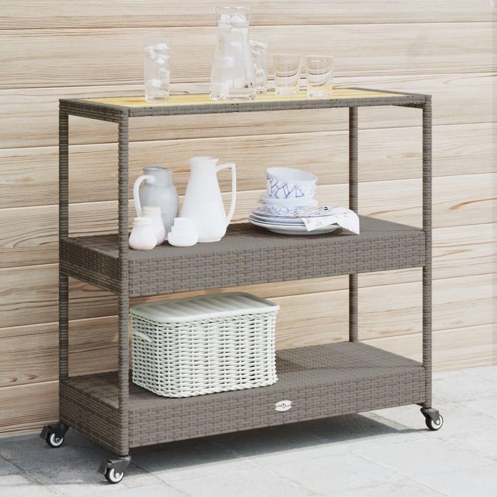 Carrito de bar exterior de 3 n - Home Bar Shelves reseña y precio