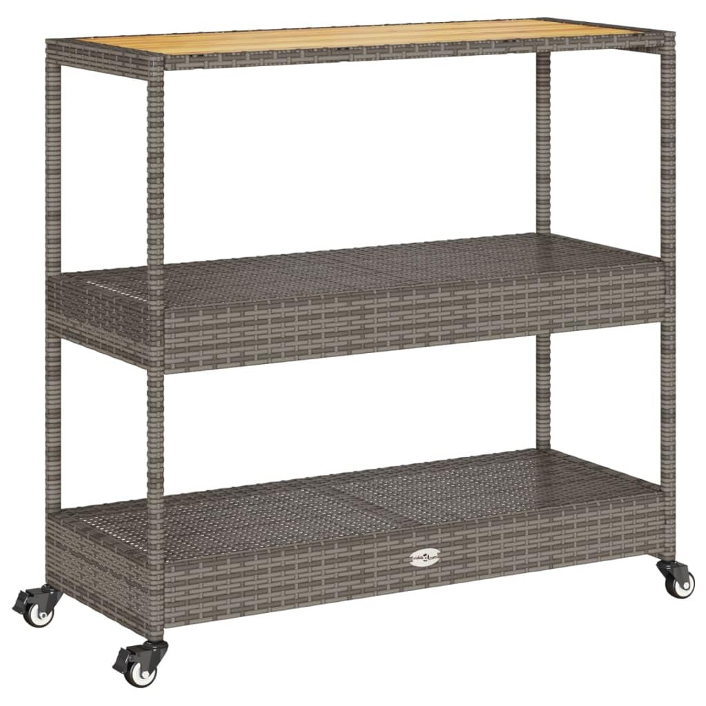 Carrito de bar exterior de 3 n - Home Bar Shelves reseña y precio