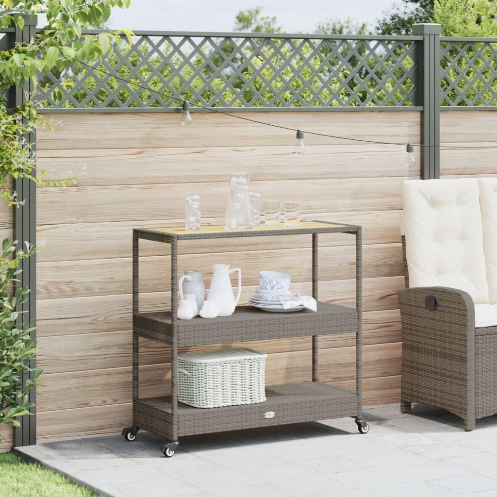 Carrito de bar exterior de 3 n - Home Bar Shelves reseña y precio