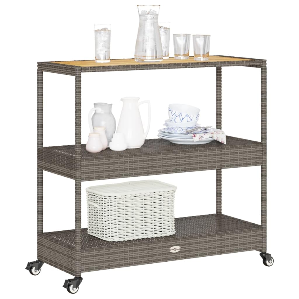 Carrito de bar exterior de 3 n - Home Bar Shelves reseña y precio