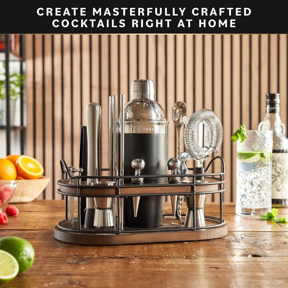 Juego de Coctelería y Herramie - Cocktail Recipe Book reseña y precio