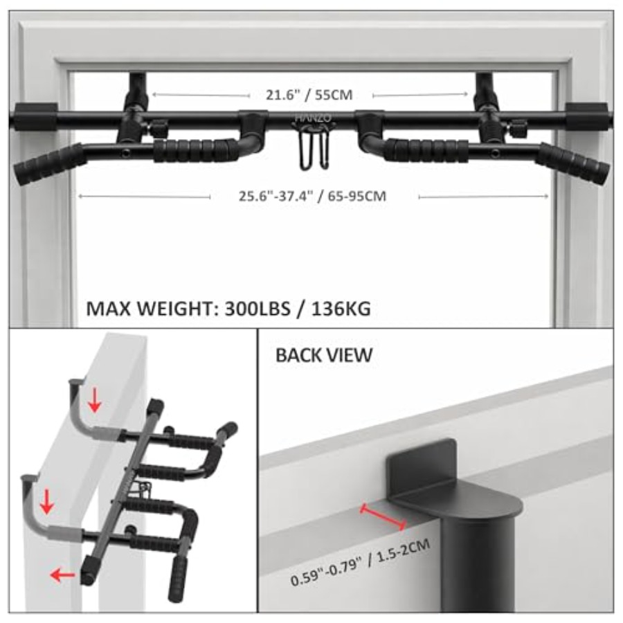 Barra de dominadas para puerta - Home Bar Setup reseña y precio