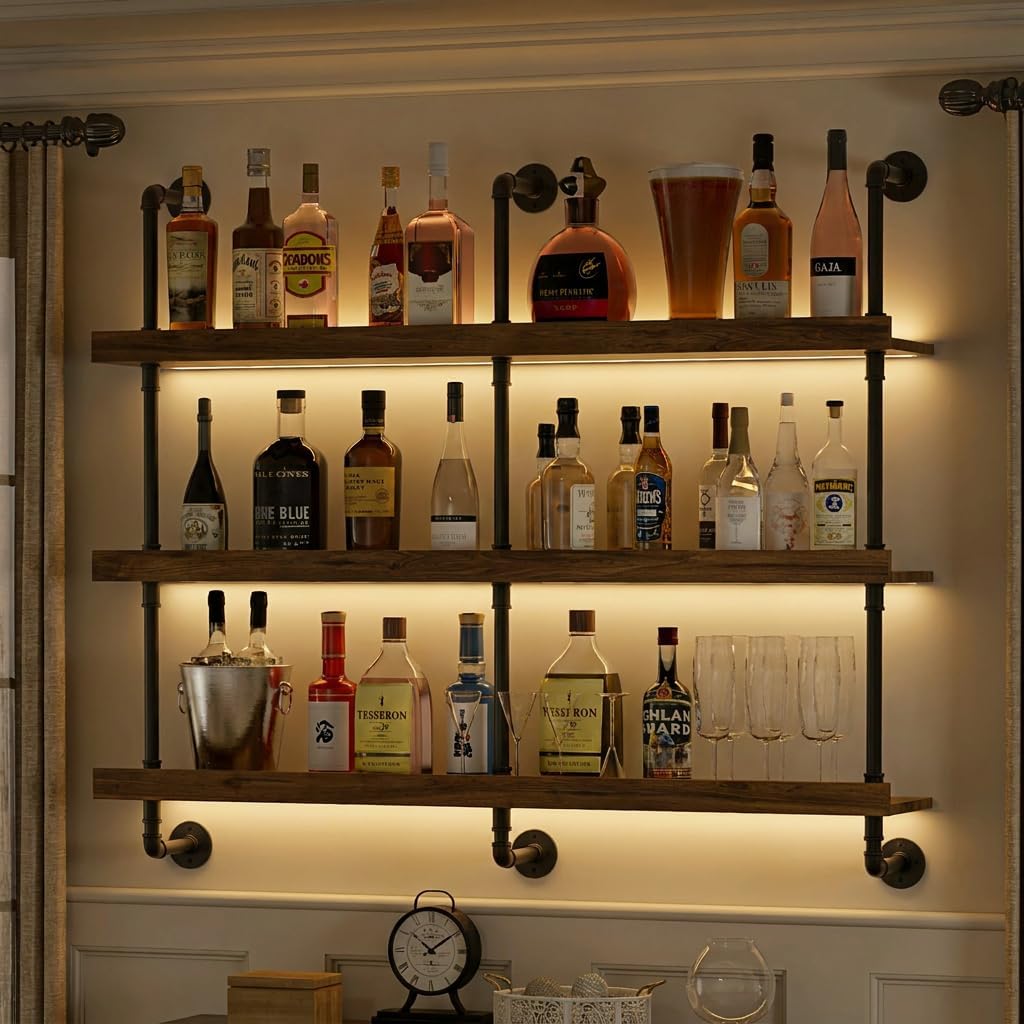 Estante para vinos montado en  - Home Bar Shelves reseña y precio