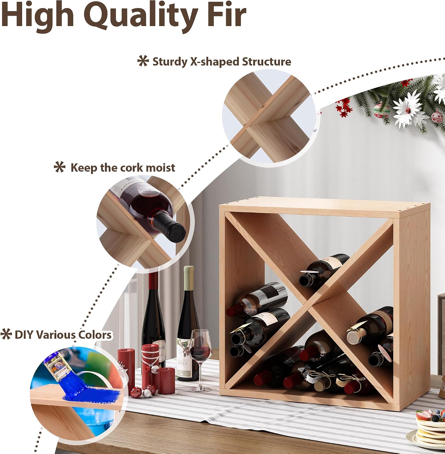 Estante para 96 Botellas de Vi - Home Bar Shelves reseña y precio